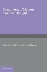 bokomslag Documents of Modern Political Thought