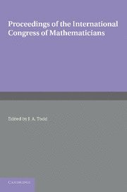 bokomslag Proceedings of the International Congress of Mathematicians