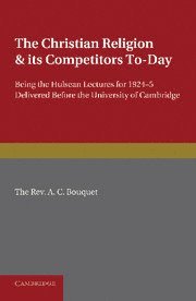 bokomslag Christian Religion and its Competitors Today