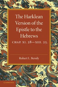 bokomslag The Harklean Version of the Epistle to the Hebrews