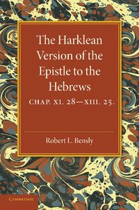 bokomslag The Harklean Version of the Epistle to the Hebrews