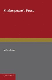 bokomslag Shakespeare's Prose