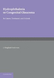 bokomslag Hydrophthalmia or Congenital Glaucoma