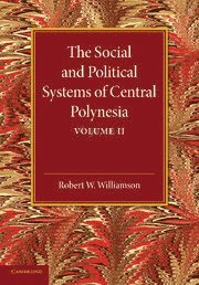 bokomslag Social and Political Systems of Central Polynesia: Volume 2