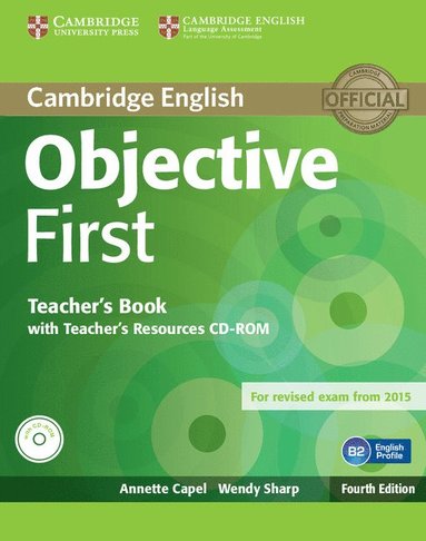 bokomslag Objective First Teacher's Book with Teacher's Resources CD-ROM