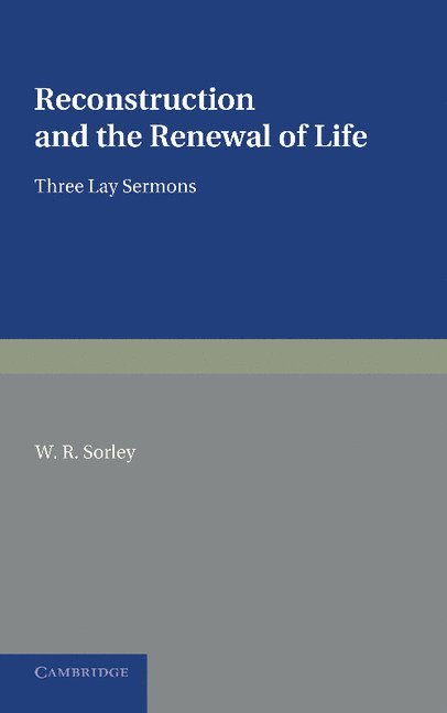 Reconstruction and the Renewal of Life 1