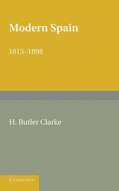 Modern Spain 1815-1898
