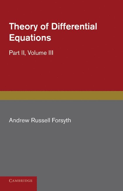 Theory of Differential Equations 1