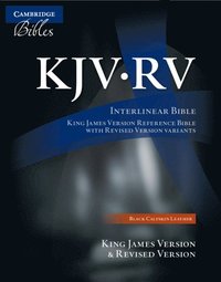 bokomslag KJV/RV Interlinear Bible, Black Calfskin Leather, RV655:X