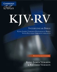 bokomslag The KJV/RV Interlinear Bible, Black Calfskin Leather, RV655:X