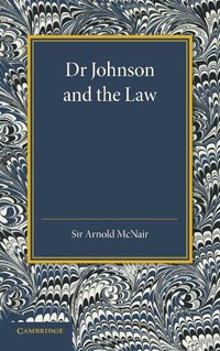 bokomslag Dr Johnson and the Law