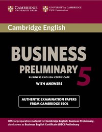 bokomslag Cambridge English Business 5 Preliminary Student's Book with Answers