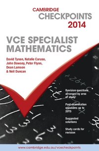 bokomslag Cambridge Checkpoints VCE Specialist Mathematics 2014