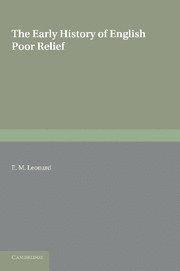 bokomslag Early History of English Poor Relief