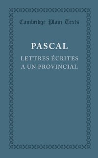 bokomslag Lettres écrites a un provincial