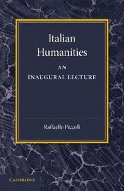 bokomslag Italian Humanities