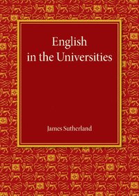 bokomslag English in the Universities