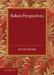 Edward Bullough - Italian Perspectives, Häftad