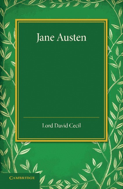 David Cecil - Jane Austen, Häftad