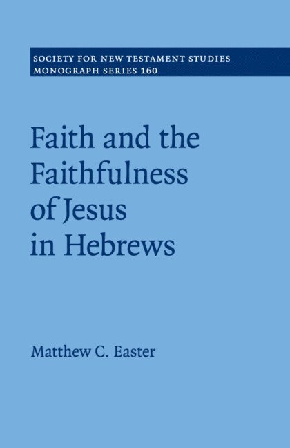 Matthew C. Easter, Matthew C Easter - Faith and the Faithfulness of Jesus in Hebrews, Häftad