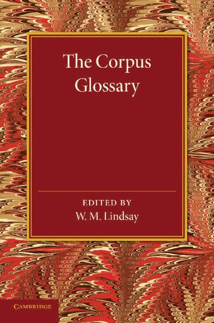 The Corpus Glossary 1