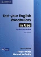 bokomslag Test Your English Vocabulary in Use Upper-intermediate Book with Answers