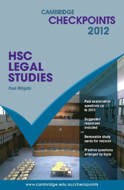 Paul Milgate - Cambridge Checkpoints HSC Legal Studies 2012, Häftad