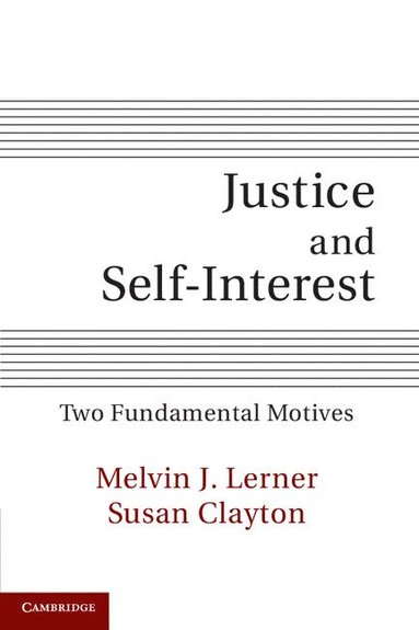 bokomslag Justice and Self-Interest