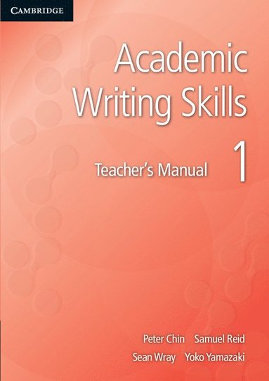 bokomslag Academic Writing Skills 1 Teacher's Manual