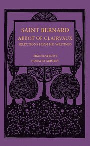 bokomslag Saint Bernard Abbot of Clairvaux