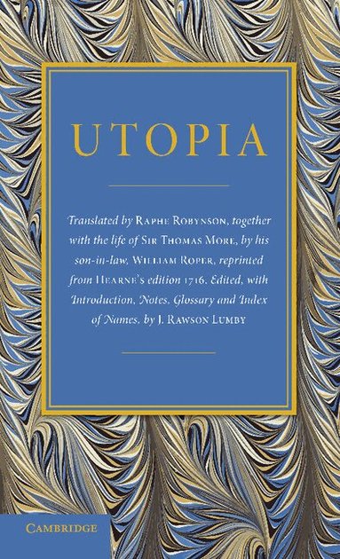 Thomas More, J. Rawson Lumby - Utopia, Häftad