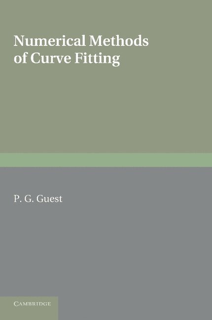 Numerical Methods of Curve Fitting 1