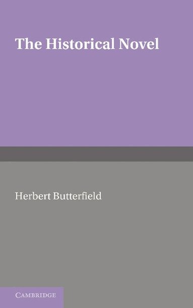 Herbert Butterfield - The Historical Novel, Häftad
