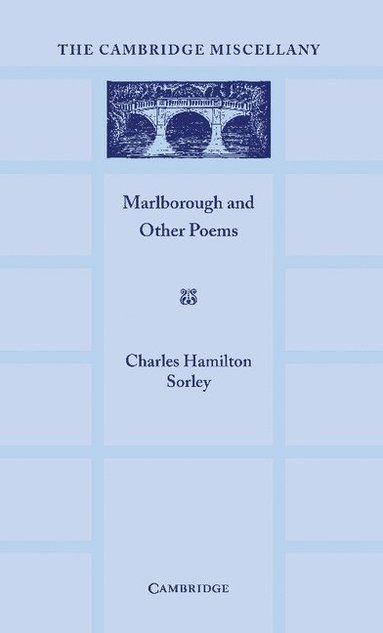 bokomslag Marlborough and Other Poems