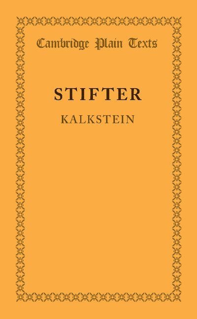 Adalbert Stifter - Kalkstein, Häftad