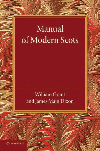 bokomslag Manual of Modern Scots