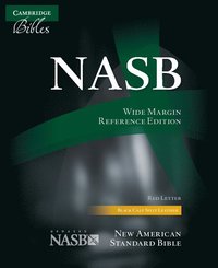 bokomslag NASB Aquila Wide Margin Reference Bible, Black Calf Split Leather, Red-Letter Text NS744:XRM