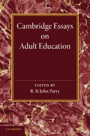 bokomslag Cambridge Essays on Adult Education