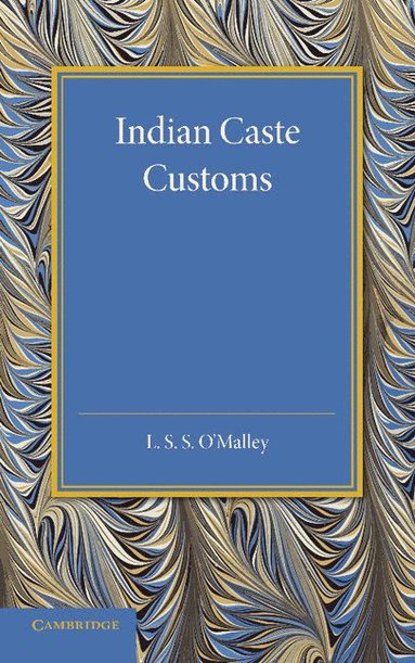 bokomslag Indian Caste Customs