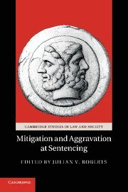 Julian V. Roberts, Julian V. (University of Oxford) Roberts - Mitigation and Aggravation at Sentencing, Häftad