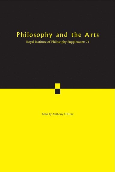 bokomslag Philosophy and the Arts