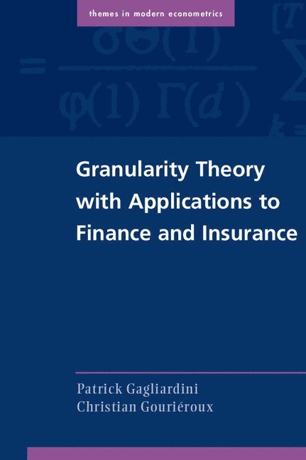Patrick Gagliardini, Christian (University of Toronto) Gourieroux, Christian Gouriéroux - Granularity Theory with Applications to Finance and Insurance, Häftad