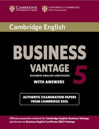 bokomslag Cambridge English Business 5 Vantage Student's Book with Answers