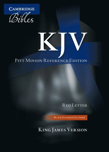 KJV Pitt Minion Reference Bible, Black Goatskin Leather, Red-letter Text, KJ446:XR 1