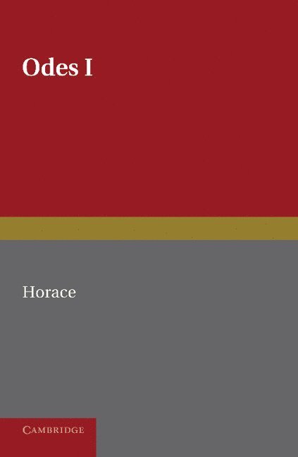 Horace Odes I 1
