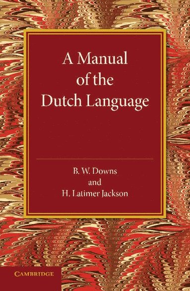 bokomslag A Manual of the Dutch Language