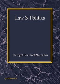 bokomslag Law and Politics