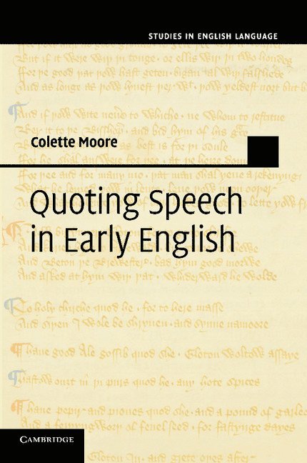 Quoting Speech in Early English 1