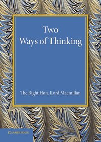 bokomslag Two Ways of Thinking