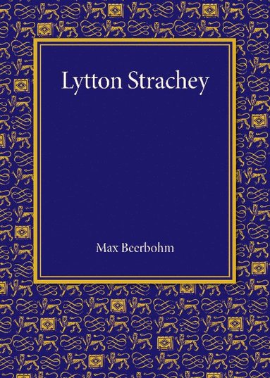 bokomslag Lytton Strachey